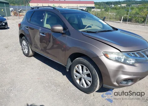 2012 Nissan Murano Sl from USA, damaged, VIN JN8AZ1MW7CW225908